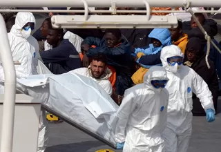 Italia: barco con cerca de 700 inmigrantes se hundió en el Mediterráneo