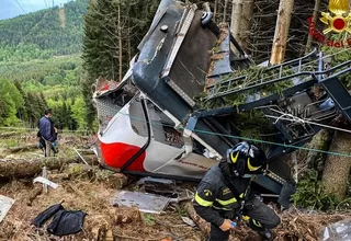 Italia: Caída de una cabina de teleférico deja 14 muertos