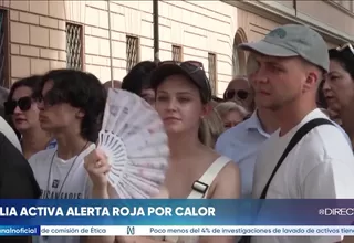 Italia declara alerta máxima en casi todas sus ciudades por ola de calor
