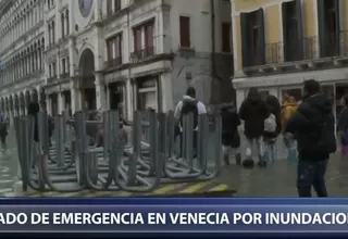 Italia decretó estado de emergencia en Venecia por graves inundaciones