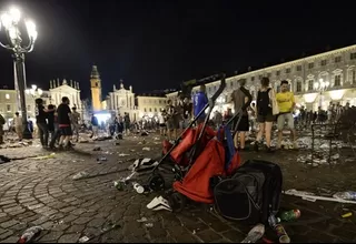 Italia: estampida de hinchas de Juventus provoca 200 heridos en Turín