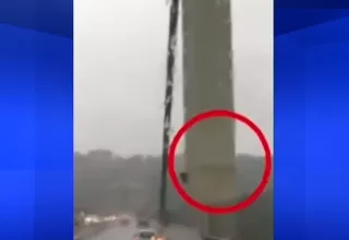 Italia: impactante video muestra grieta en puente de Génova antes del desplome