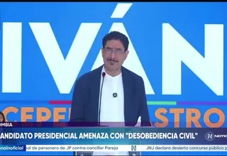 Iván Cepeda anuncia desobediencia civil contra Abelardo de la Espriella