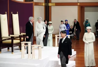 Akihito abdicó como emperador de Japón y cedió el trono a su hijo Naruhito