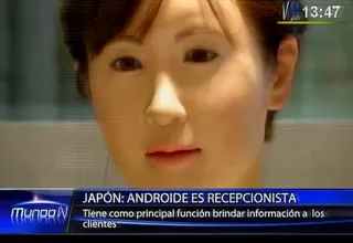 Japón: androide es recepcionista 