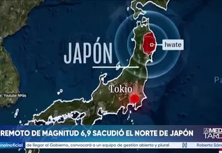 Japón: terremoto de magnitud 6,9 dejó cinco heridos