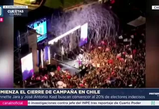 Jara y Kast cierran campaña en Chile con énfasis en seguridad