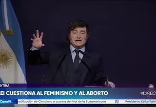 Javier Milei culpa a las feministas y al aborto de baja natalidad