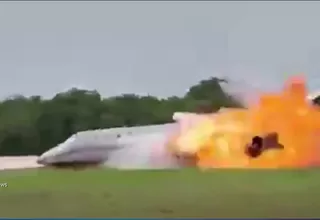 Jet privado se estrelló en República Dominicana: se reportó dos fallecidos