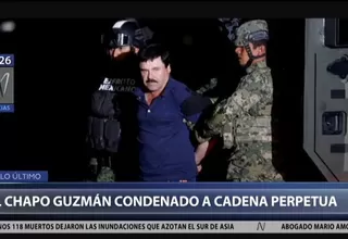 El Chapo Guzmán fue condenado a cadena perpetua por juez federal de Nueva York