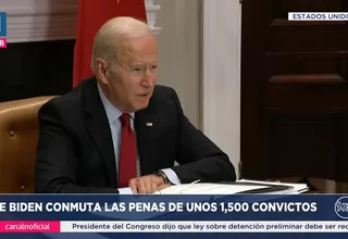 Joe Biden conmuta las penas de unos 1500 convictos