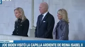 Joe Biden visitó la capilla ardiente de Isabel II - Noticias de isabel-ii