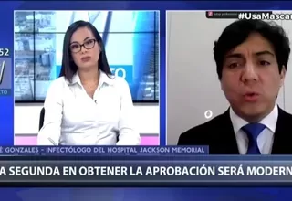 Gonzáles: La segunda en la lista para obtener aprobación completa por la FDA es la vacuna de Moderna