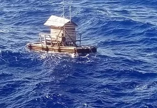 Joven indonesio sobrevivió 49 días a la deriva en trampa flotante para peces