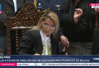 Justicia boliviana ordena liberar a Jeanine Áñez por caso Sacaba
