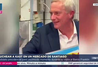 Kast es abucheado en Barrio Franklin durante actividad de campaña