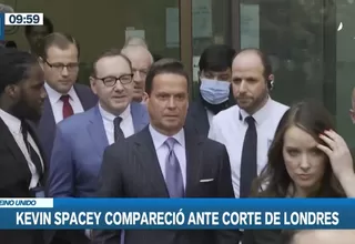 Kevin Spacey compareció ante Corte de Londres tras ser acusado de agresión sexual