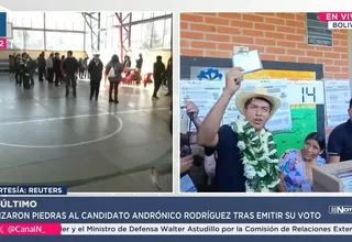 Lanzan piedras a Andrónico Rodríguez al acudir a votar