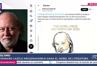 Laszlo Krasznahorkai gana el Nobel de Literatura por su obra