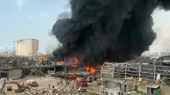 Beirut: Se registra gran incendio en el puerto un mes después de la devastadora explosión - Noticias de beirut