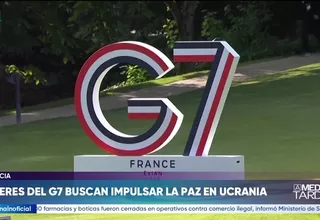 Líderes del G7 y Zelenski se reúnen para impulsar paz en Ucrania