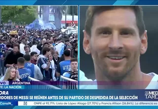 Lionel Messi juega partido de despedida con la selección argentina