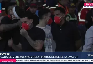 Llegan a Caracas los venezolanos repatriados desde El Salvador