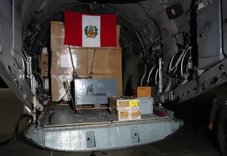 Llegó a Cali avión con 8 toneladas de ayuda enviada por el Perú