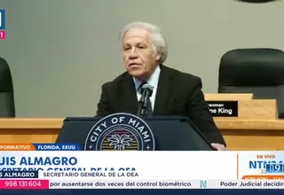 Luis Almagro sobre Nicolás Maduro: Hay que ser infame y repulsivo para robar lo más sagrado que es la soberanía del pueblo