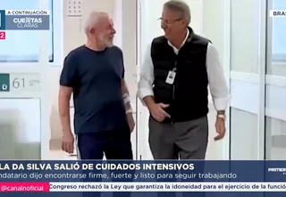 Lula da Silva salió de cuidados intensivos