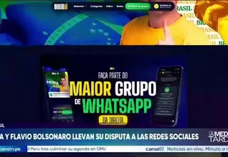 Lula da Silva y Flávio Bolsonaro trasladan campaña a redes