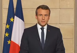 Macron: "Estados Unidos le dio la espalda al mundo"