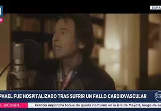 Madrid: Raphael sufrió un accidente cardiovascular