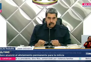 Maduro acusa a EE.UU de amenazar la paz en Sudamérica