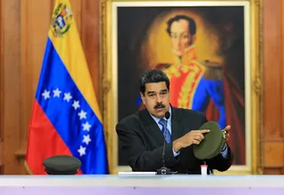 Maduro asegura que implicados en atentado con explosivos huyeron a Perú