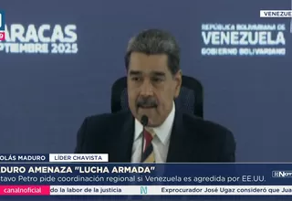 Maduro listo para “lucha armada” si EE.UU. invade Venezuela