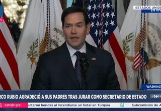 Marco Rubio juró como secretario de Estado de EE.UU.