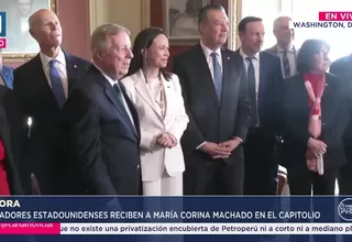María Corina Machado almorzó con Trump y se reunió con senadores en Washington