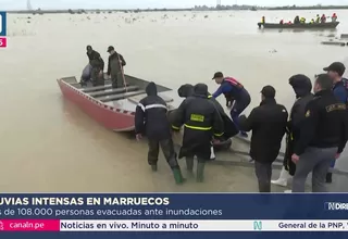 Marruecos evacuó a más de 108 mil personas ante crecidas de ríos por lluvias intensas