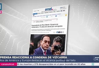 Prensa internacional informó sobre la condena a Martín Vizcarra