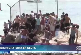 Más de 50 mil migrantes ingresan a Ceuta desde Marruecos