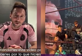 Messi sorprendió a artistas que realizaron un mural en su honor en Argentina