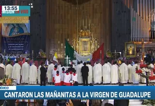 México: Cantan serenata a Virgen de Guadalupe