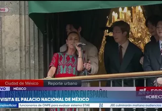 México: Claudia Sheinbaum recibió a BTS en el Palacio Nacional