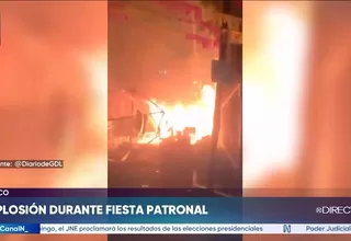 México: explosión durante fiesta patronal dejó al menos 12 heridos