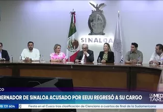 México: Gobernador de Sinaloa acusado por EEUU regresó a su cargo