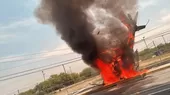 México: Helicóptero cayó y se incendió en carretera a Laredo - Noticias de helicoptero