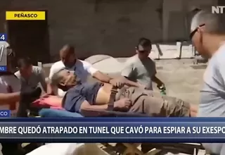 México: hombre quedó atrapado en túnel que cavó para espiar a su exesposa 