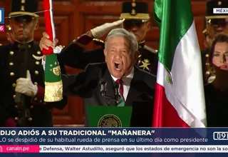 México: López Obrador se despidió de su habitual rueda de prensa