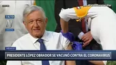 Presidente de México se vacunó contra la COVID-19 durante una rueda de prensa - Noticias de mexico